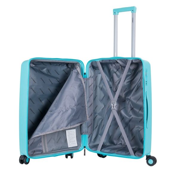 STARGOLD Luggage Trolley PP HardSide 3 PCS Set Suitcase Bag With TSA Lock 360° Rotating Wheels Travel Suitcase, SG-PP69 Fruie Green