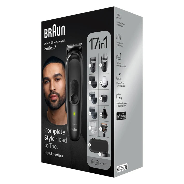 Braun 17-in-1 Style Kit 7 MGK7490 Beard, Body, Hair 8700216020732