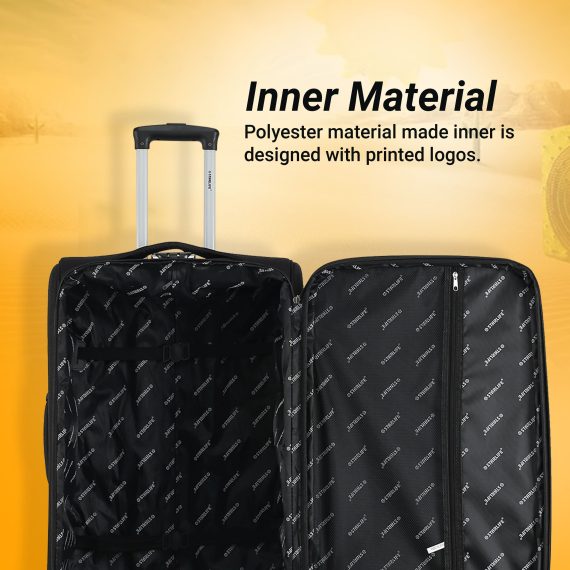 Starlife Luggage Trolley Set Of 4 PCS Polyester Fabric Suitcase With Rotational Wheels SL-TR4