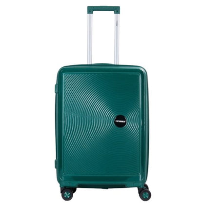 STARGOLD PP Hard Side Luggage Trolley Dark Green Set OF 3 Pieces Bag 360° Double Spinner Wheels With TSA Lock, SG-PP64