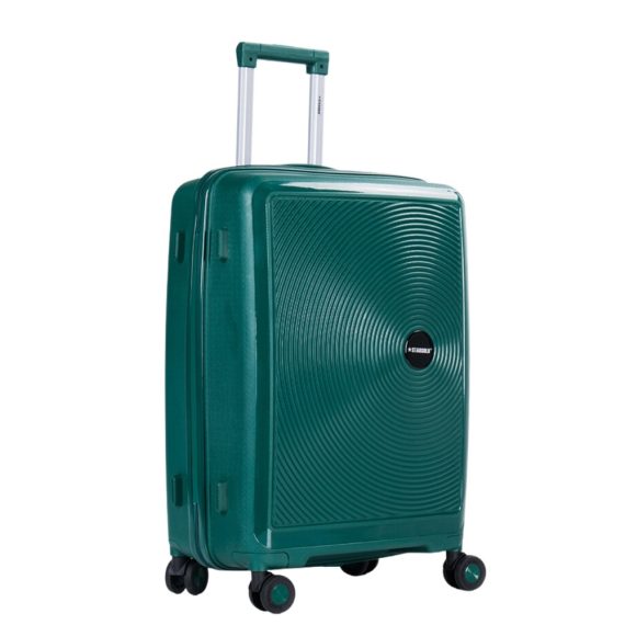 STARGOLD PP Hard Side Luggage Trolley Dark Green Set OF 3 Pieces Bag 360° Double Spinner Wheels With TSA Lock, SG-PP64