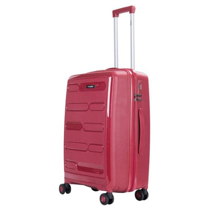 STARGOLD PP Hard Side Luggage Trolley Wine Red Set OF 3 Pieces Bag 360° Double Spinner Wheels With TSA Lock, SG-PP65
