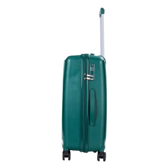 STARGOLD PP Hard Side Luggage Trolley Dark Green Set OF 3 Pieces Bag 360° Double Spinner Wheels With TSA Lock, SG-PP64
