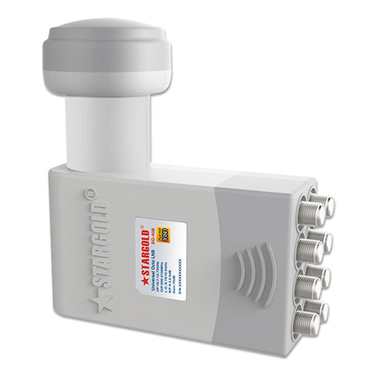 STARGOLD 70dB Satellite Receiver Universal Satellite Octo LNB F 8 Way Output LNBF For HD TV SG-408