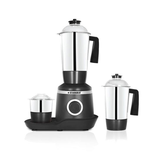 Stargold Mixer Grinder 3 In 1 Stainless Steel 3 Jar Body Blender 800W Powerful Motor Juicer Grinder, SG-1314 MAX