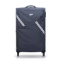 VIP VERONA 80cm 4 Wheel Expandable Large Soft Trolley Grey VERONA80GR