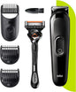 Braun SK3300 4-in-1 Face & Head Trimmer Body Groomer Kit with Gillette Razor 4210201418252