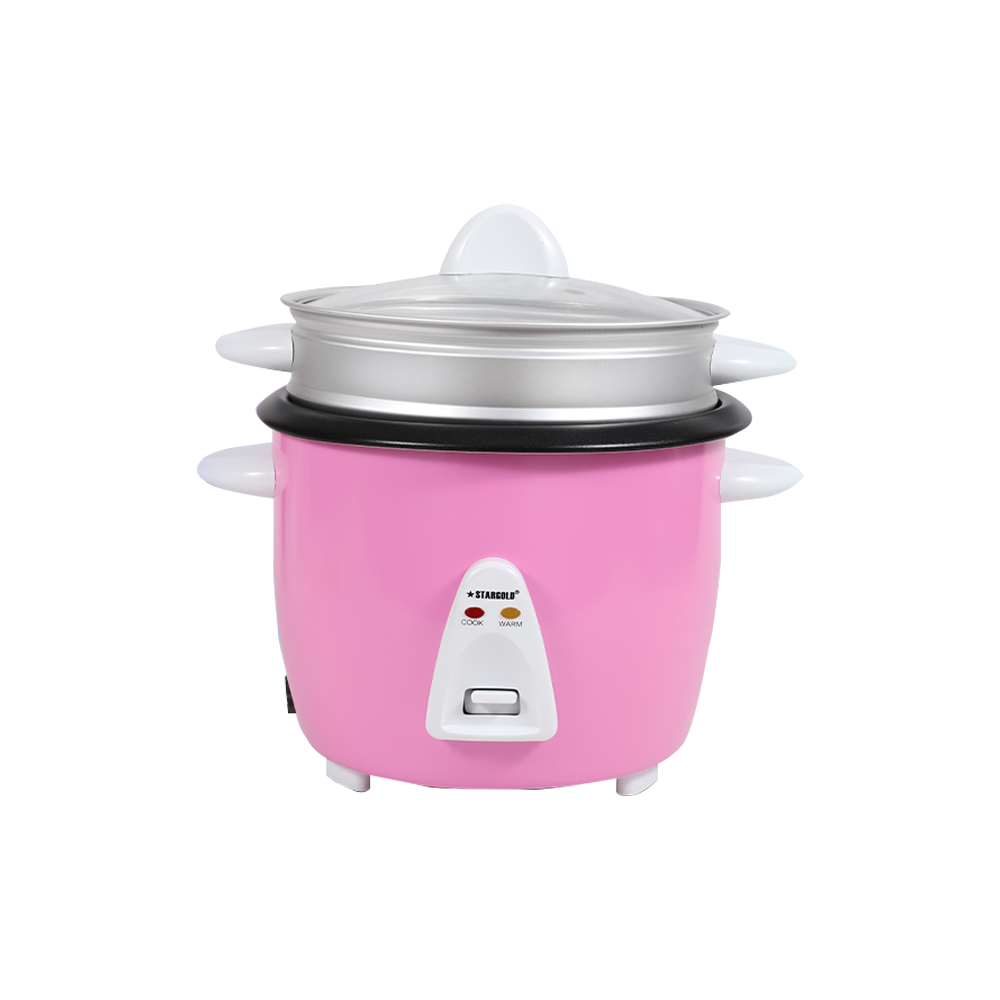 STARGOLD Rice Cooker 1.8 Liter Automatic 700W Multi Cooker 220-240V For Healthy Cooking White, SG-317