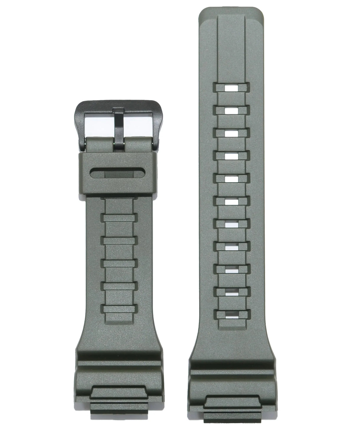 Casio Resin Band Watch Strap 28mm Original Army Green CST10410730