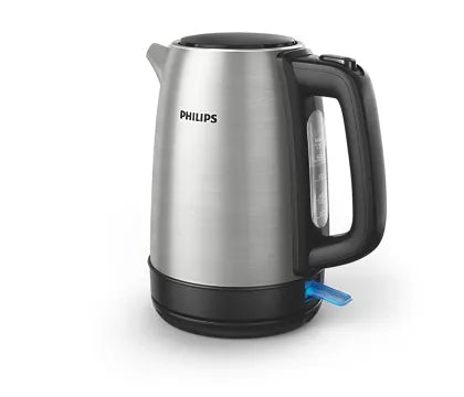 Philips Metal Kettle-Spring Lid, Light indicator HD9350/92