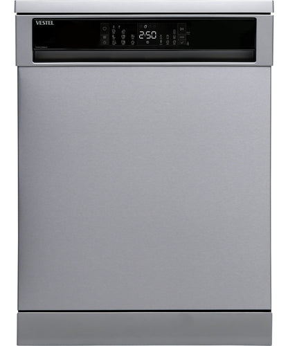 Vestel 14 Plate Dishwasher 8 PGM Silver DWA238B4X