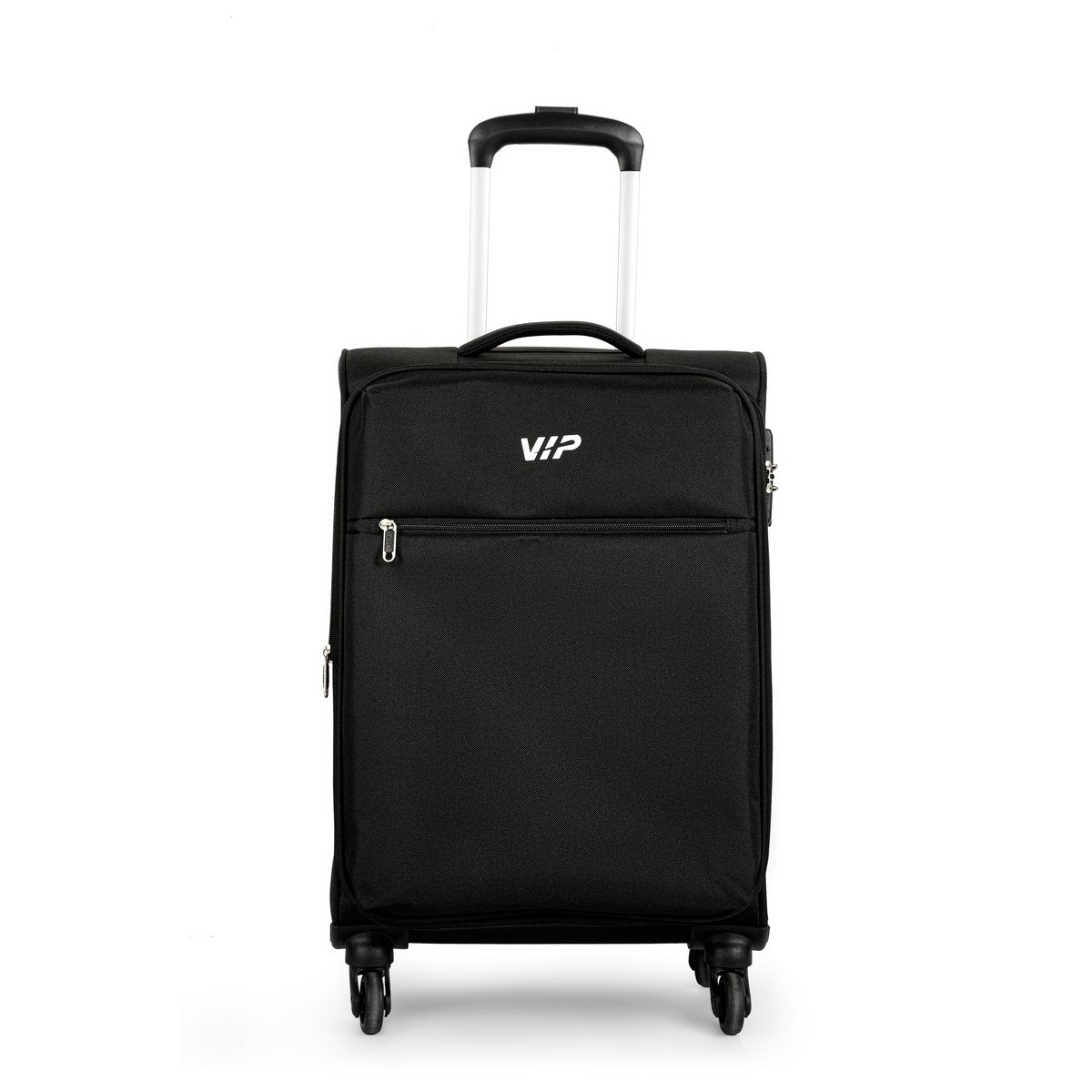 VIP Tivoli 59cm 4 Wheel Cabin Size Trolley Black TIVOLI59BK