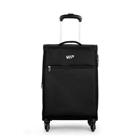 VIP Tivoli 59cm 4 Wheel Cabin Size Trolley Black TIVOLI59BK