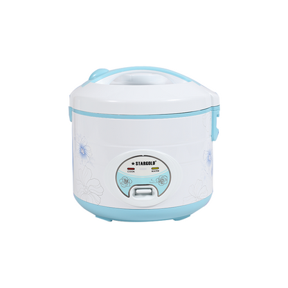 STARGOLD Rice Cooker 1.8 Liter Automatic 700W Multi Cooker 220-240V For Healthy Cooking White, SG-318