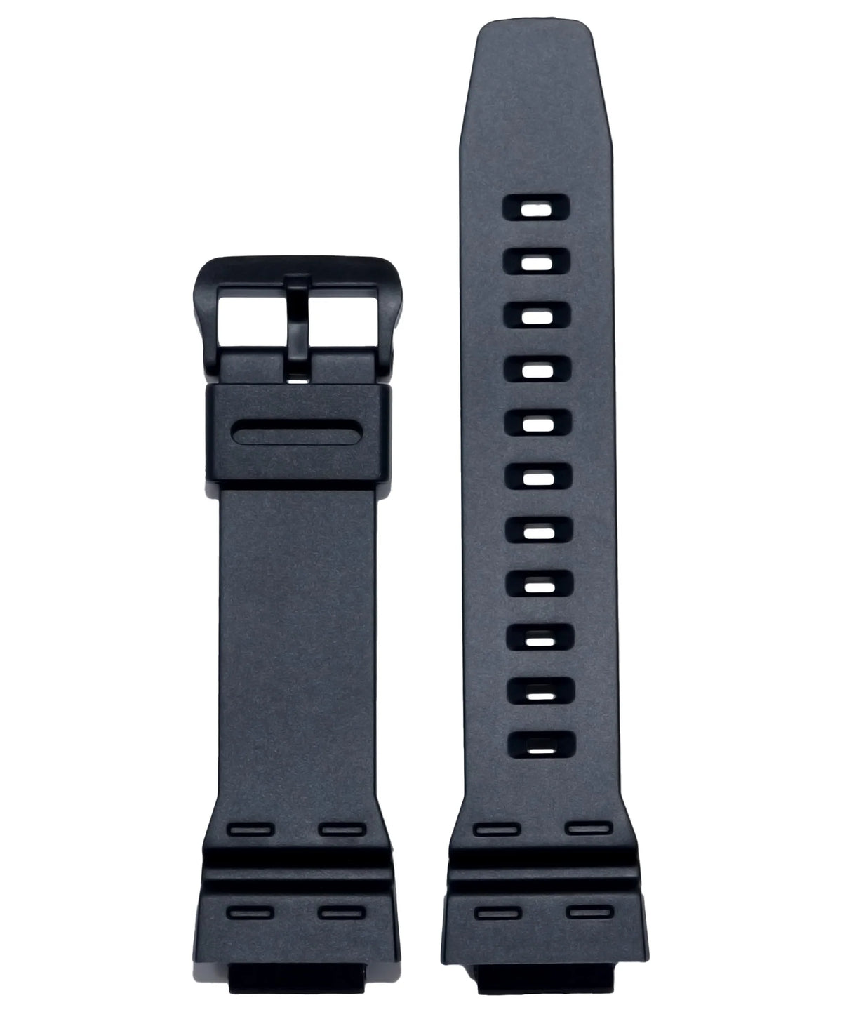 Casio Resin Band Watch Strap 24mm Original Black CST10600971