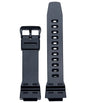 Casio Resin Band Watch Strap 24mm Original Black CST10600971