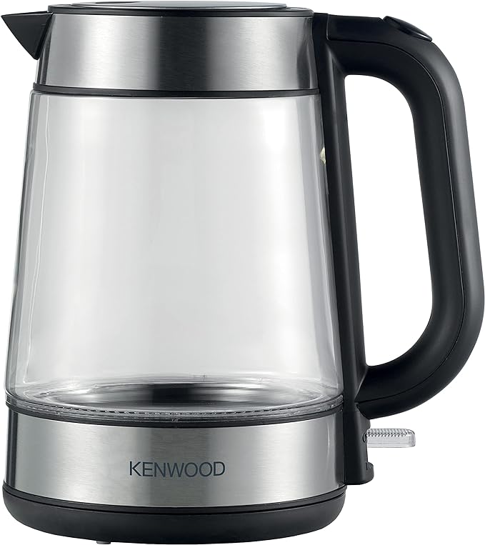 Kenwood Kettle, Glass, 2200W, 1.7L, Removable Mesh Filter, ZJG08.000CL, Clear