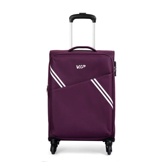 VIP VERONA 59cm 4 Wheel Cabin Luggage Trolley Purple VERONA59PR