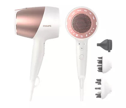Philips Hair Dryer, SenseIQ, attachments BHD827/03