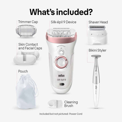 Braun Silk·épil SES 9-890 9 Epilator with bikini trimmer 4210201288831