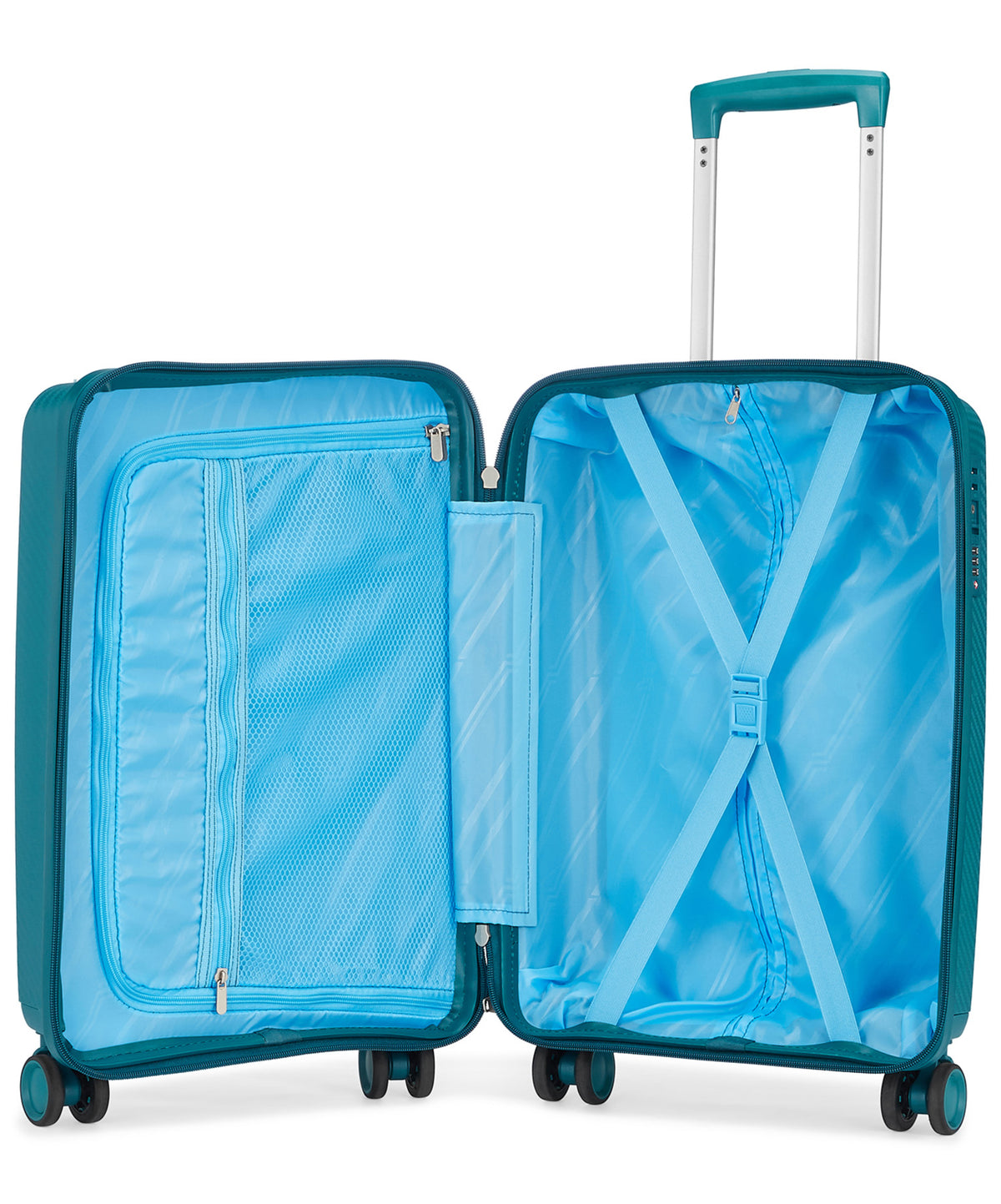 VIP 4 Wheel Hard Casing Trolley 77cm Blue XLITE77BLU