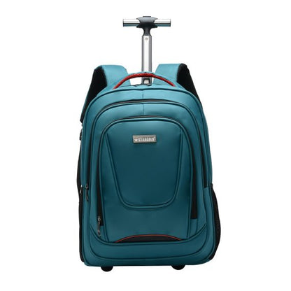 Stargold Unisex Water Resistant Multipurpose Rolling Backpack Wheeled 18 Inches Trolley Backpack SG-BPT91