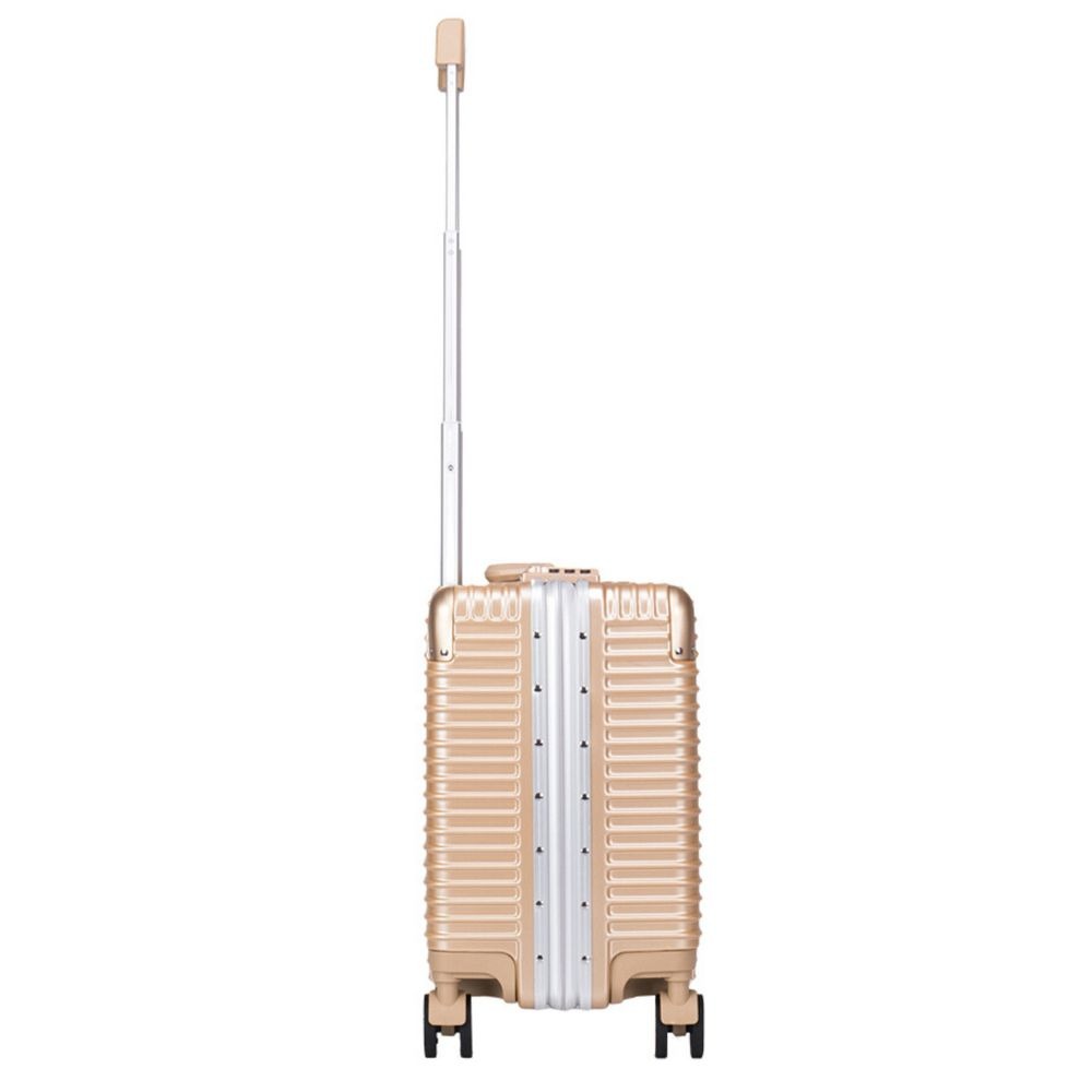 STARGOLD Luggage Trolley TPC Hardside Suitcase 360° Rotating Wheels And TSA Lock Travel Luggage, SG-TPC38 Champagne