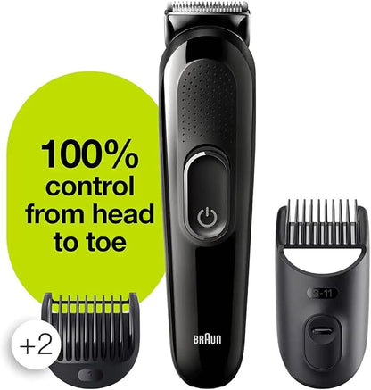 Braun SK3300 4-in-1 Face & Head Trimmer Body Groomer Kit with Gillette Razor 4210201418252