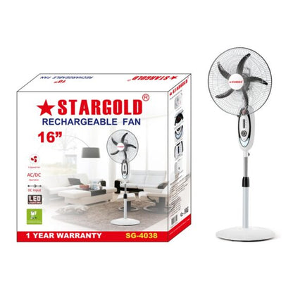 Stargold 16 Inch Pedestal Stand Fan SG-4038