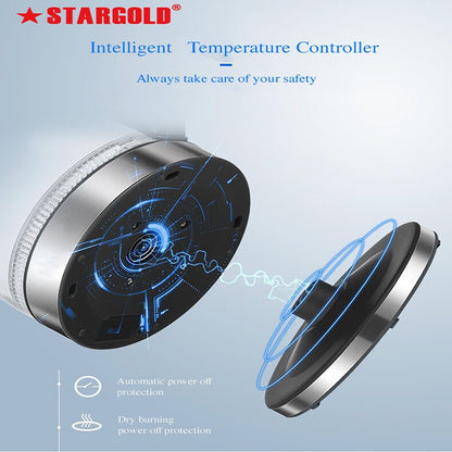 STARGOLD High Quality 1.8 Liter Glass Body Electric Kettle With LED Glow Indicator SG-1451