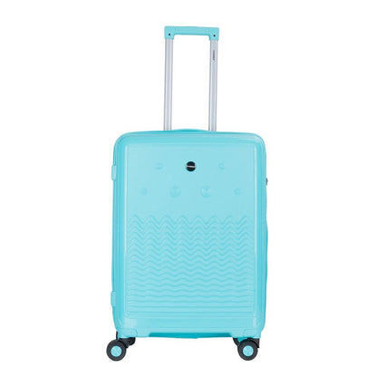STARGOLD Luggage Trolley PP HardSide 3 PCS Set Suitcase Bag With TSA Lock 360° Rotating Wheels Travel Suitcase, SG-PP69 Fruie Green