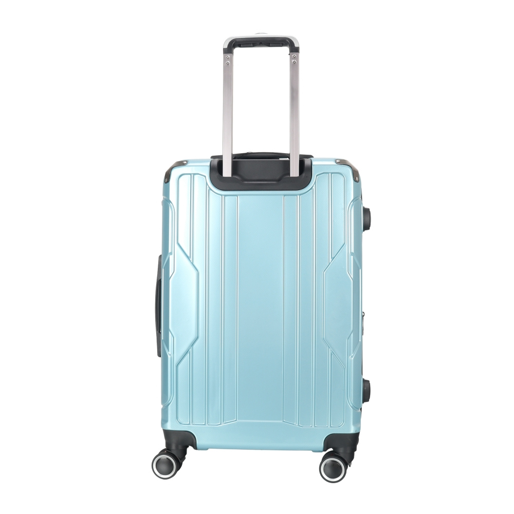 STARGOLD Luggage Trolley 3 PCS Set TPC Hardside 360° Rotational Wheels And TPC Lockable Travel Suitcase, SG-TPC40 Blue