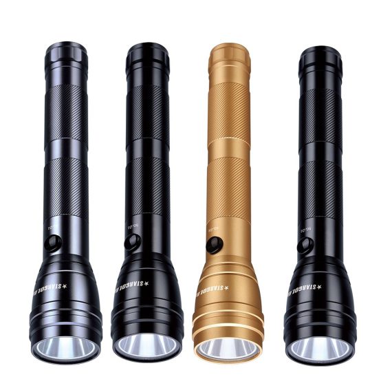 Stragold Emergency Torch Light Rechargeable LED Flashlight Set Of 4 SG-I24
