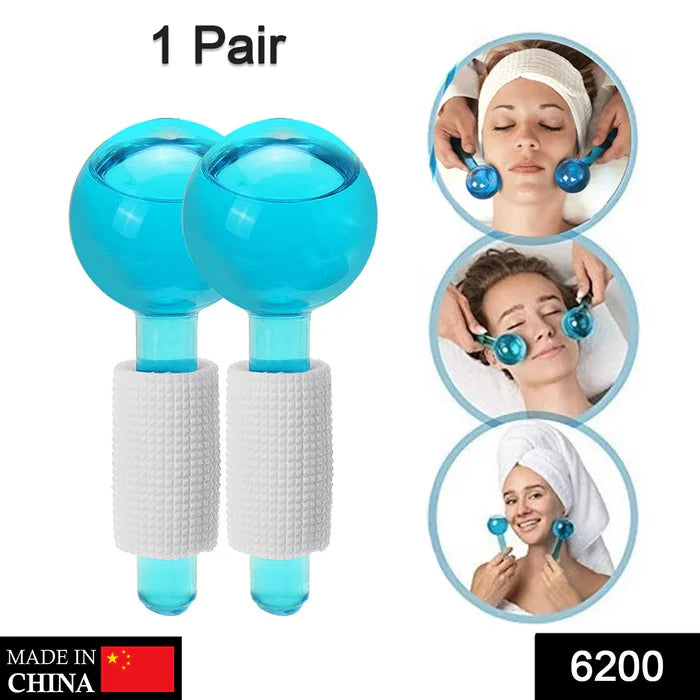 Ice Ball Facial Massager Face Roller and Crystal Eye Massager