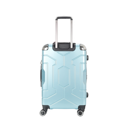 STARGOLD Luggage Trolley 3 PCS Set TPC Hardside 360° Rotational Wheels And TPC Lockable Travel Suitcase, SG-TPC42