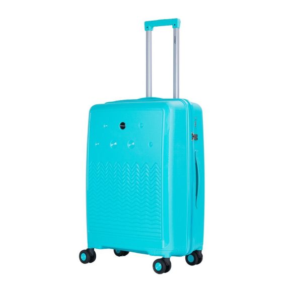 STARGOLD Luggage Trolley PP HardSide 3 PCS Set Suitcase Bag With TSA Lock 360° Rotating Wheels Travel Suitcase, SG-PP69 Fruie Green