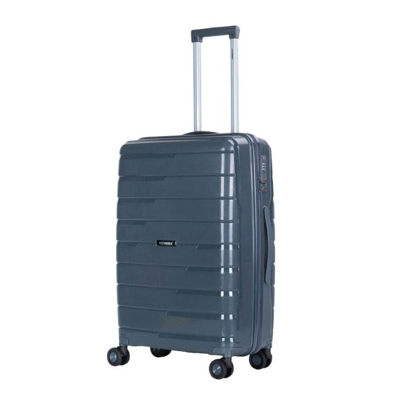STARGOLD Luggage Trolley PP HardSide 3 PCS Set Suitcase Bag With TSA Lock 360° Rotating Wheels Travel Suitcase, SG-PP68 GREY