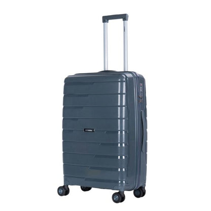 STARGOLD Luggage Trolley PP HardSide 3 PCS Set Suitcase Bag With TSA Lock 360° Rotating Wheels Travel Suitcase, SG-PP68 GREY