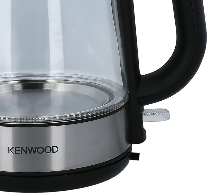 Kenwood Kettle, Glass, 2200W, 1.7L, Removable Mesh Filter, ZJG08.000CL, Clear