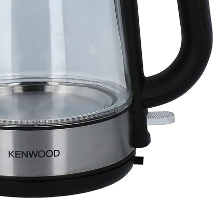 Kenwood Kettle, Glass, 2200W, 1.7L, Removable Mesh Filter, ZJG08.000CL, Clear