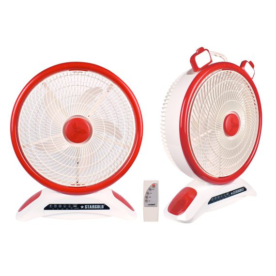 Stargold 14 Inch Rechargeable Table Fan With Remote Control SG-4048