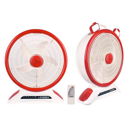 Stargold 14 Inch Rechargeable Table Fan With Remote Control SG-4048