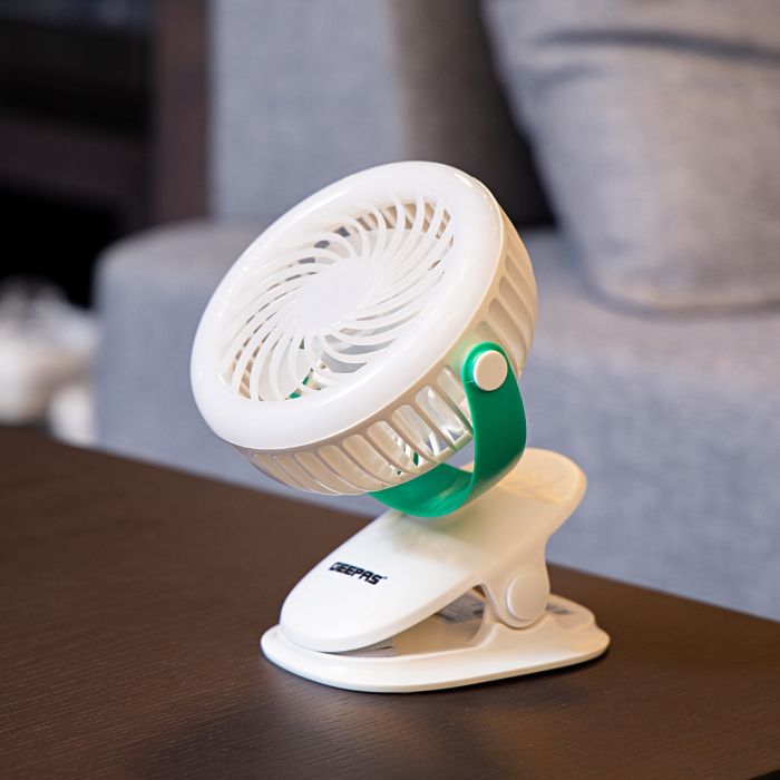 Geepas Rechargeable Clip Fan GF21137