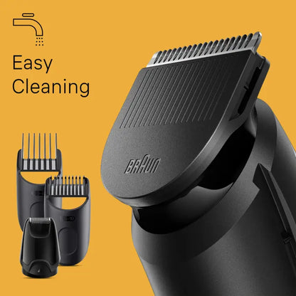 Braun Beard Trimmer 3 BT3440 With Precision Wheel, 4 styling tools, 80min runtime, Grey 4210201447931