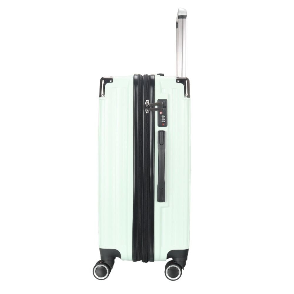 STARGOLD Luggage Trolley 3 PCS Set TPC Hardside 360° Rotational Wheels And TPC Lockable Travel Suitcase, SG-TPC43 Fruit Green