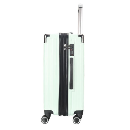 STARGOLD Luggage Trolley 3 PCS Set TPC Hardside 360° Rotational Wheels And TPC Lockable Travel Suitcase, SG-TPC43 Fruit Green
