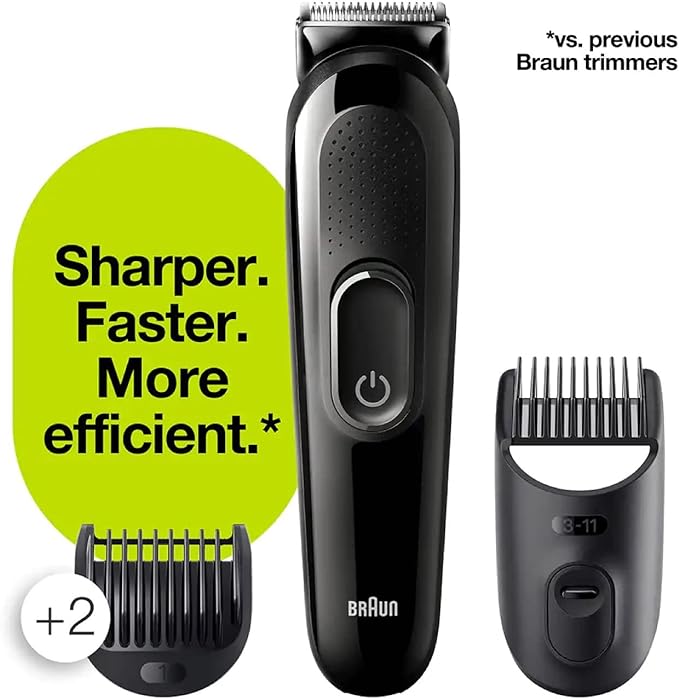 Braun SK3300 4-in-1 Face & Head Trimmer Body Groomer Kit with Gillette Razor 4210201418252