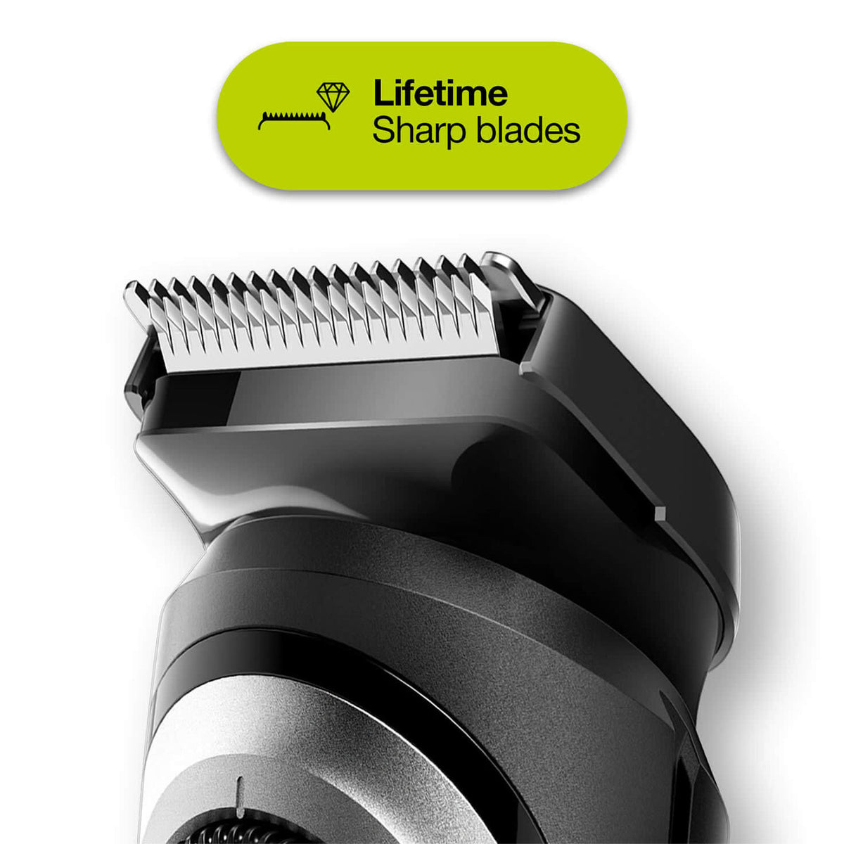 Braun Beard Trimmer 5 for Face and Hair, Black/Silver with precision dial, and Gillette Fusion5 ProGlide razor, BT5260 4210201283546