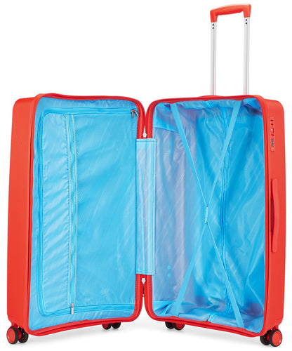 VIP 4 Wheel Hard Casing Trolley 65cm Red XLITE65RED