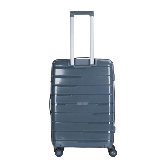STARGOLD Luggage Trolley PP HardSide 3 PCS Set Suitcase Bag With TSA Lock 360° Rotating Wheels Travel Suitcase, SG-PP68 GREY